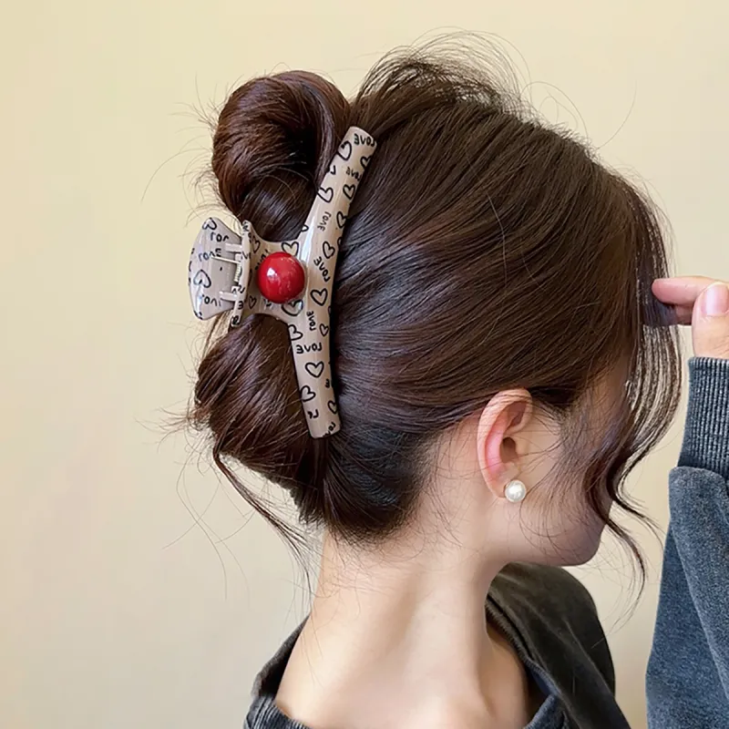 OFLY Acrylic Hair Clips Women's-5
