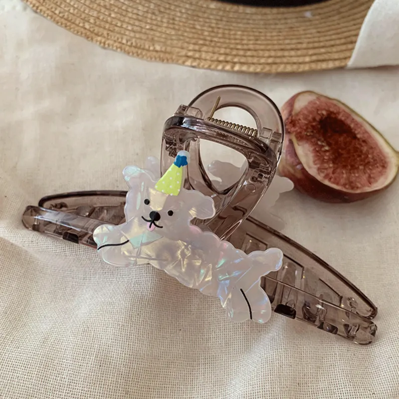 OFLY Acrylic Hair Clips Women's-4