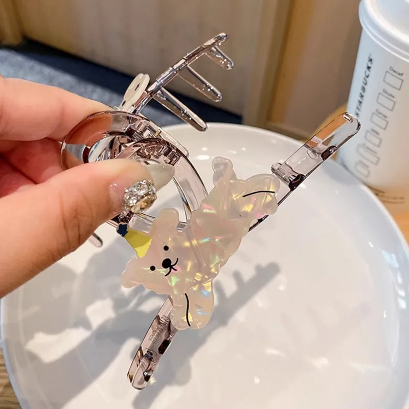 OFLY Acrylic Hair Clips Women's-5