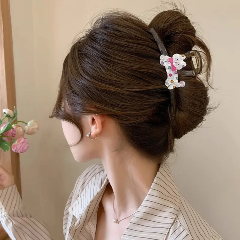 OFLY Acrylic Hair Clips Women's-16