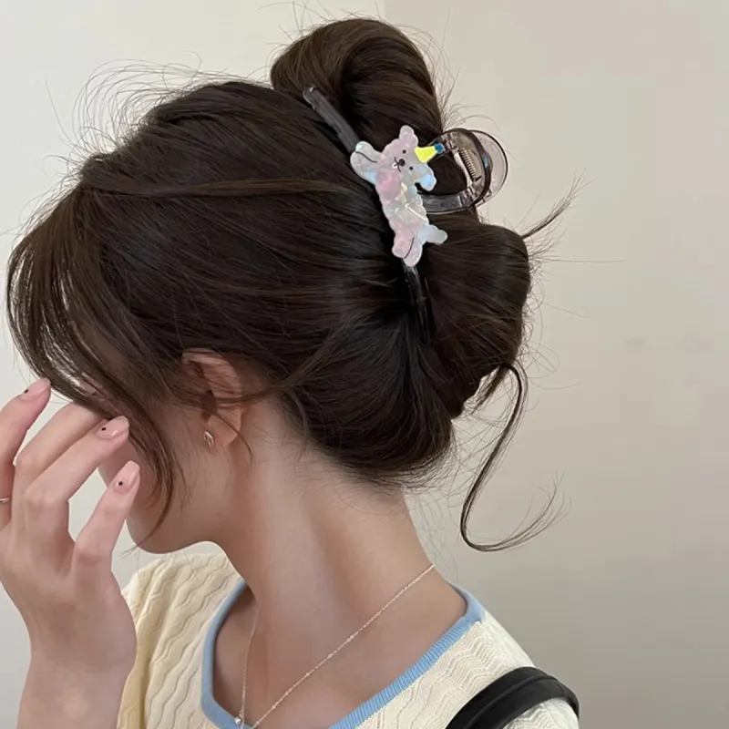 OFLY Acrylic Hair Clips Women's-2