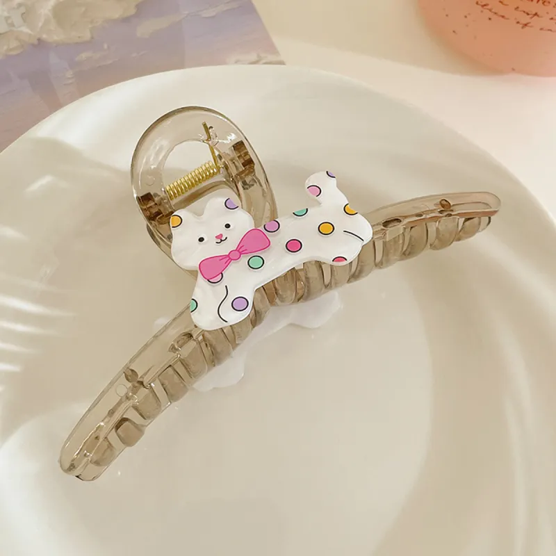 OFLY Acrylic Hair Clips Women's-19