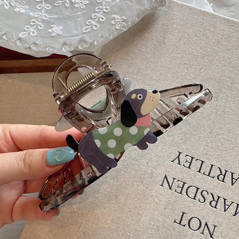 OFLY Acrylic Hair Clips Women's-12