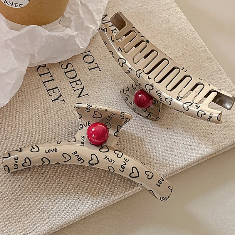 OFLY Acrylic Hair Clips Women's-3