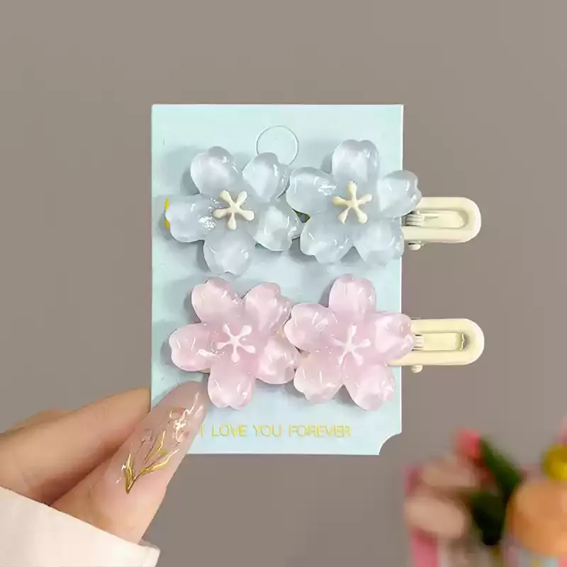 OFLY Acrylic Hair Clips Women's-23