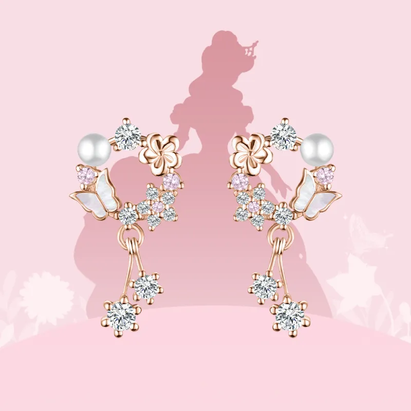 Disney S925 Silver Earrings Women's-1