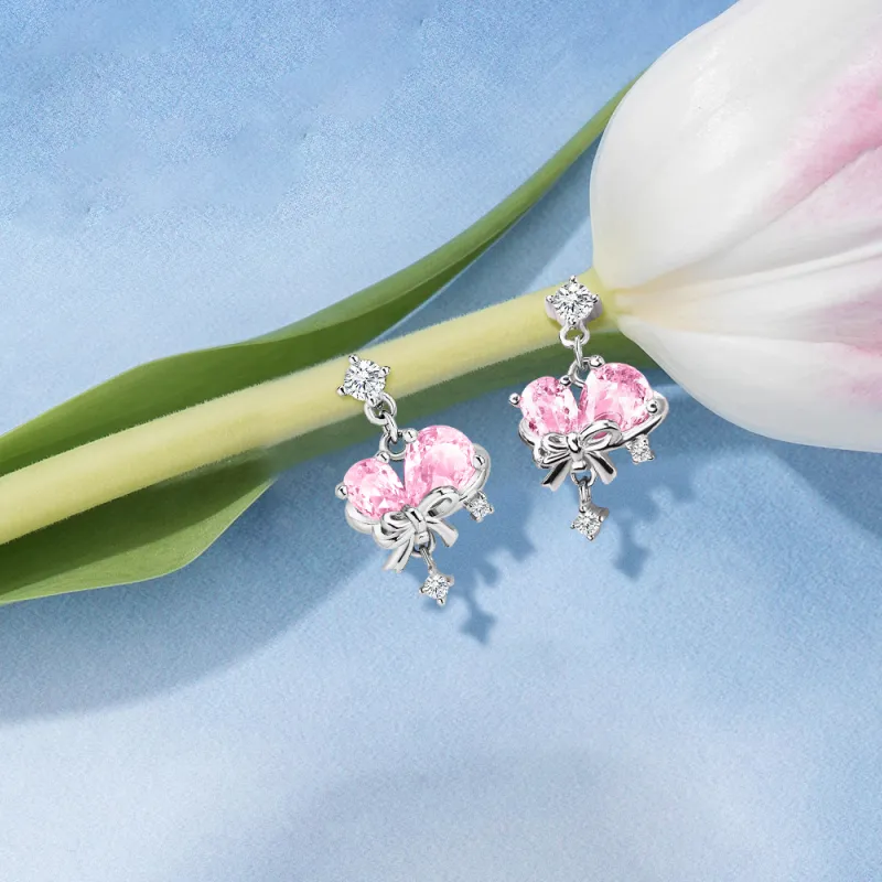 Disney Princess S925 Silver Stud Earrings Women's-6