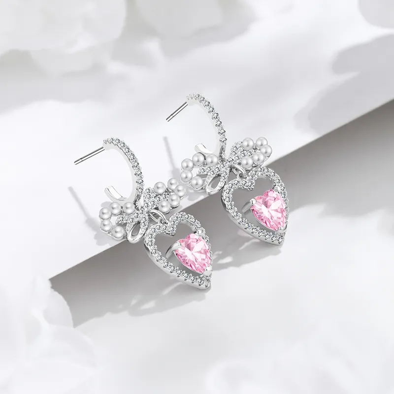 Disney Princess S925 Silver Earrings Women's-5