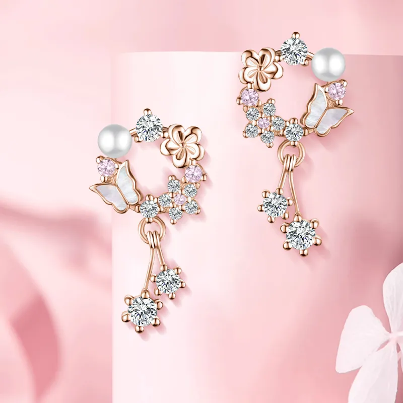 Disney S925 Silver Earrings Women's-3