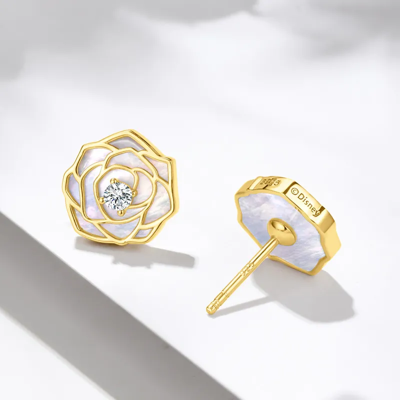 Disney S925 Silver Stud Earrings Women's-6