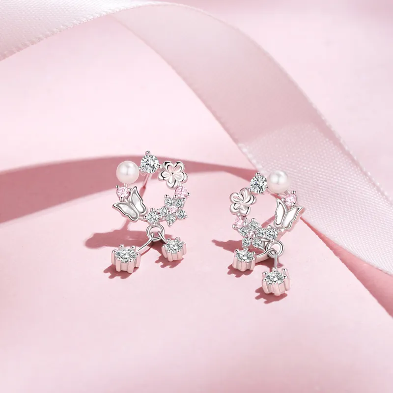 Disney S925 Silver Earrings Women's-5