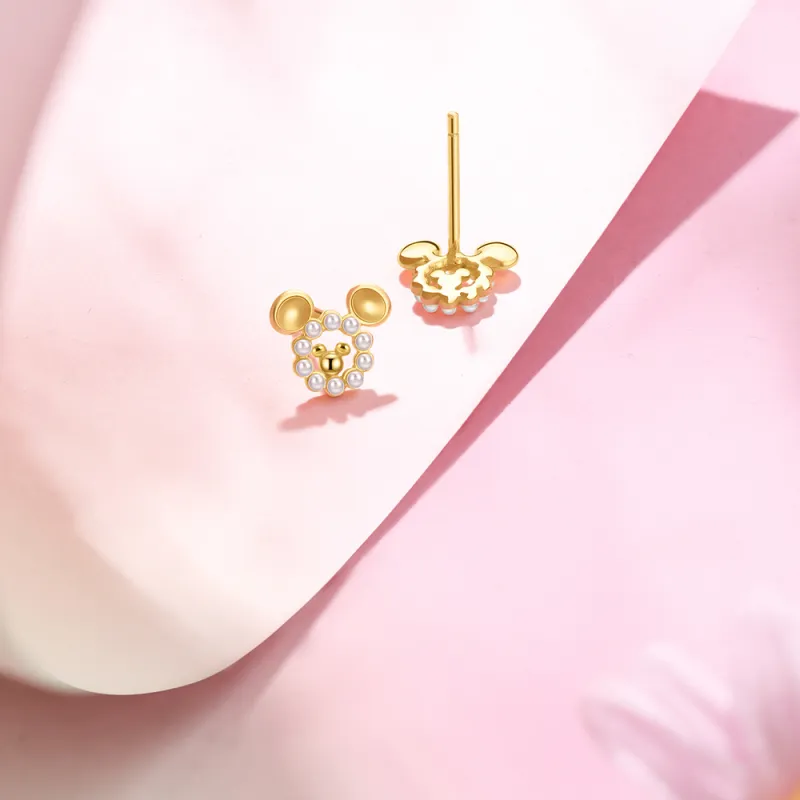 Disney S925 Silver Stud Earrings Women's-6