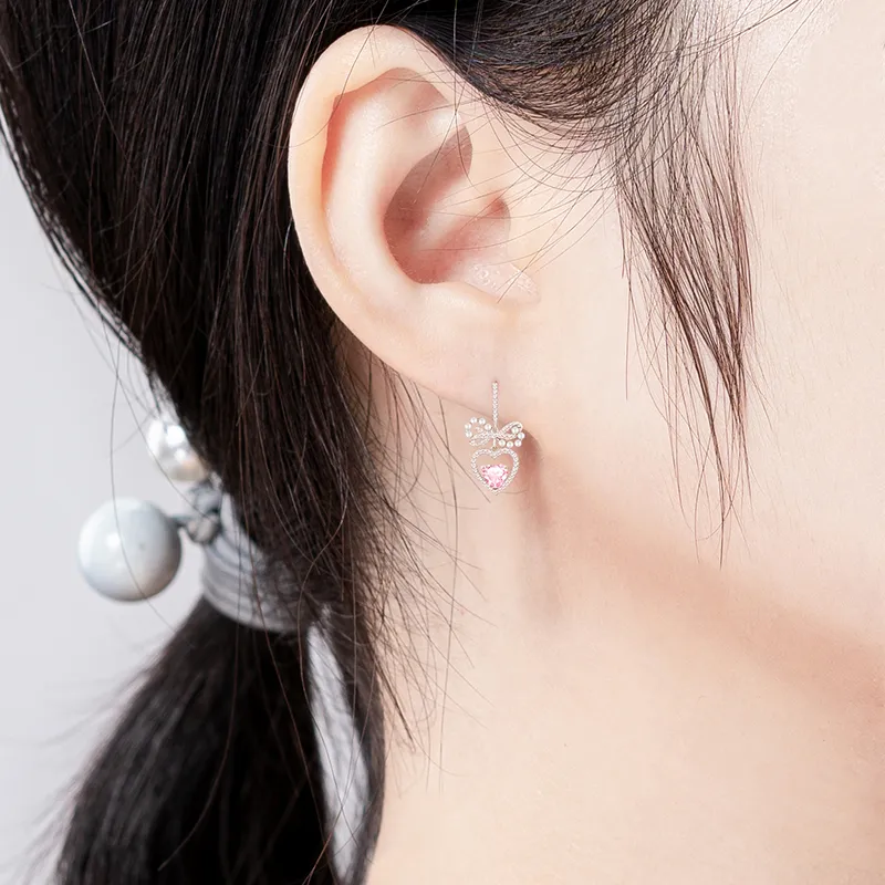 Disney Princess S925 Silver Earrings Women's-2
