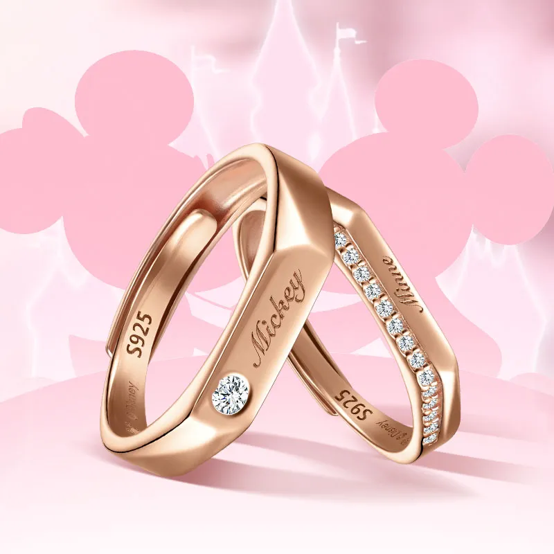 Disney S925 Silver Rings Unisex-1