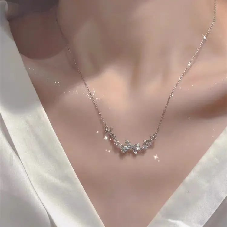 Listen To The Flowers Bloom Alloy Necklaces Women's-5