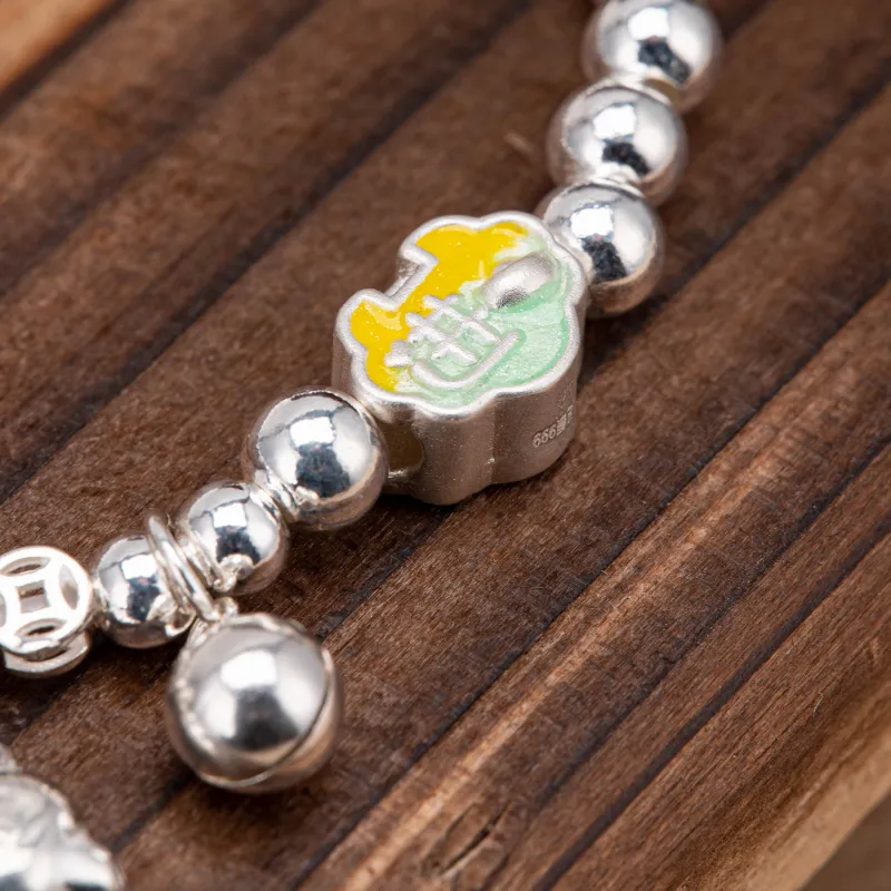 Listen To The Flowers Bloom 999 Fine Silver Bracelets Women's-3
