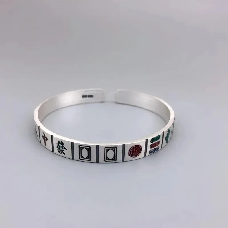 Listen To The Flowers Bloom Alloy Bangles Unisex-4