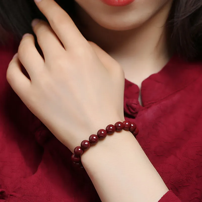 Listen To The Flowers Bloom Cinnabar Bracelets Unisex-4