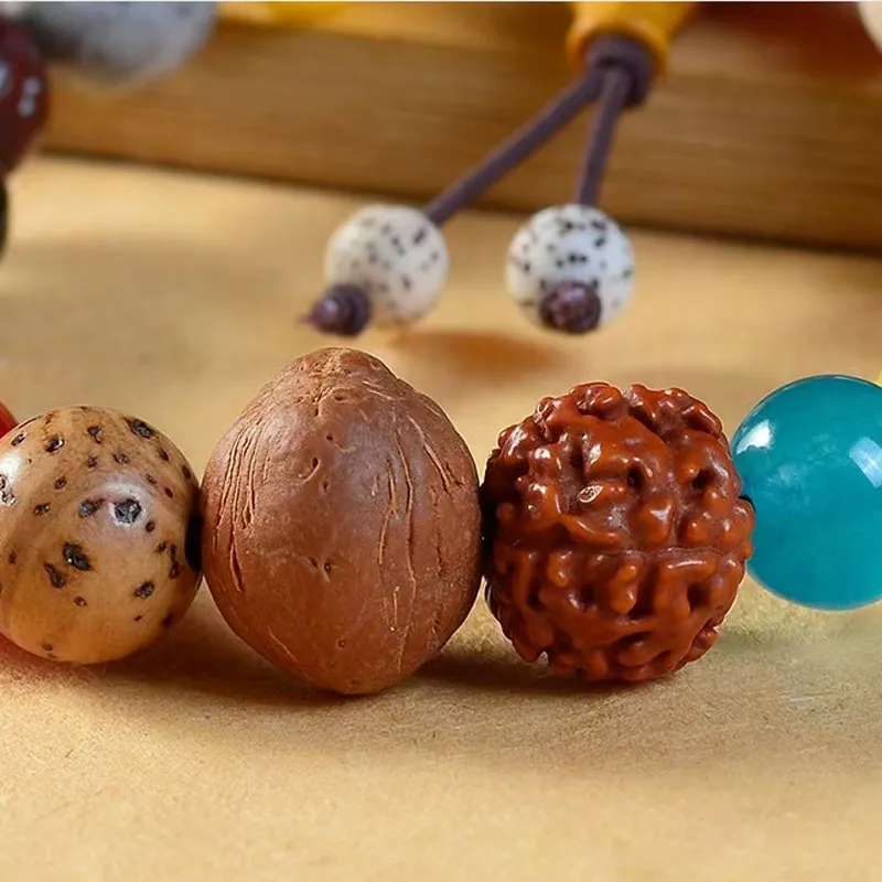 Listen To The Flowers Bloom Bodhi Root Bracelets Unisex-5