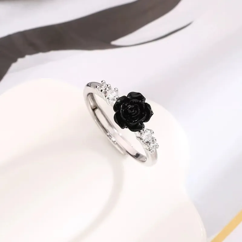 Listen To The Flowers Bloom Zircon Rings Women's-4