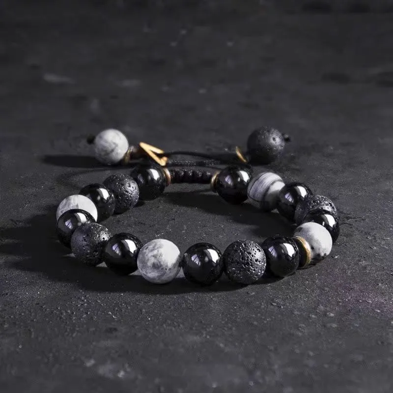 Listen To The Flowers Bloom Alloy Bracelets Men's-2