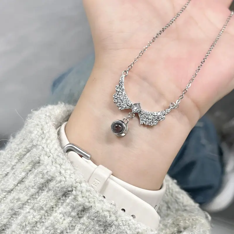 Listen To The Flowers Bloom Copper Necklaces Women's-3