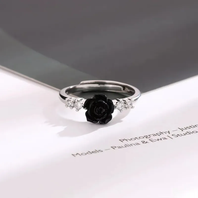 Listen To The Flowers Bloom Zircon Rings Women's-1