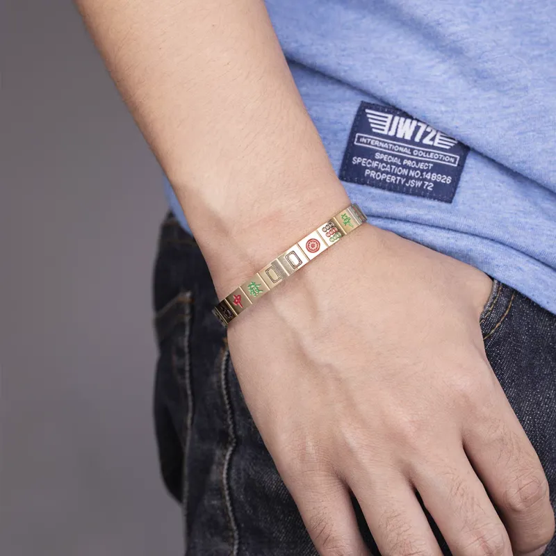 Listen To The Flowers Bloom Alloy Bangles Unisex-7