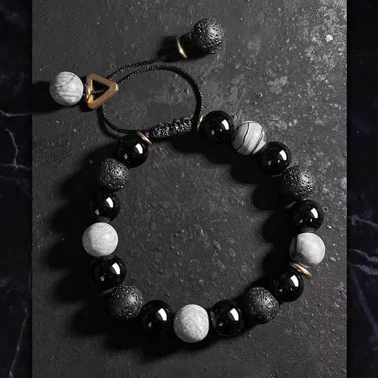 Listen To The Flowers Bloom Alloy Bracelets Men's-5