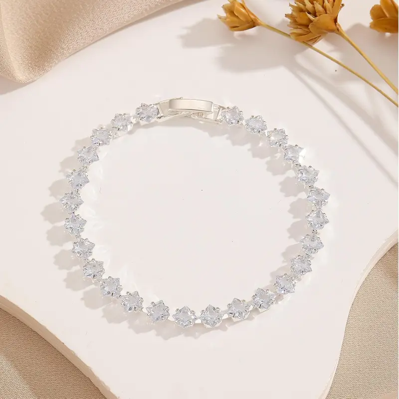 Listen To The Flowers Bloom Alloy Bracelets Women's-3