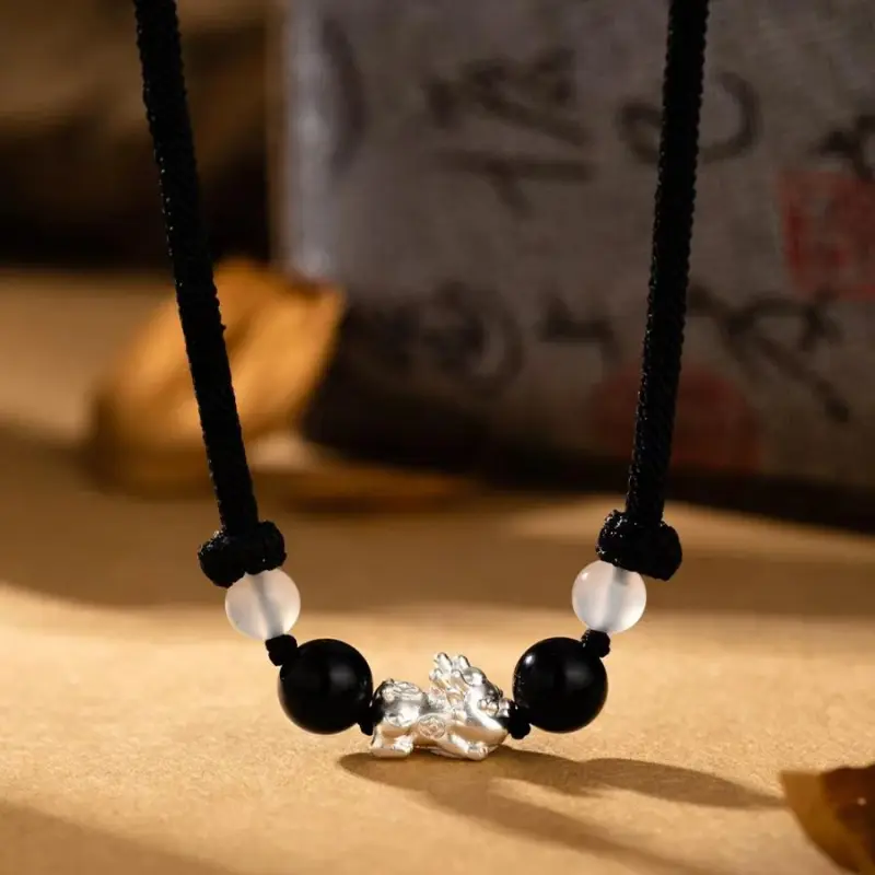 Listen To The Flowers Bloom Rope Necklaces Unisex-4