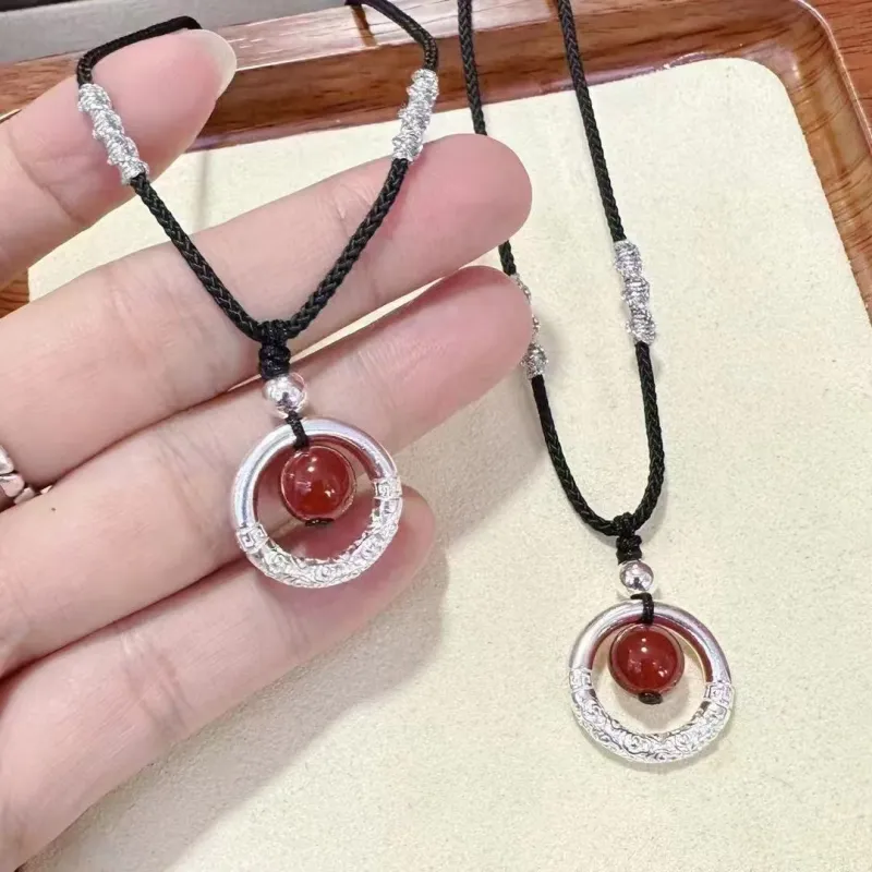 Listen To The Flowers Bloom 999 Fine Silver Necklaces Women's-2