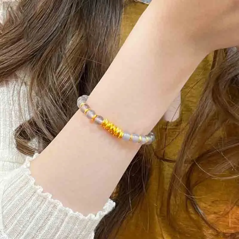 Listen To The Flowers Bloom Agate Bracelets Women's-1