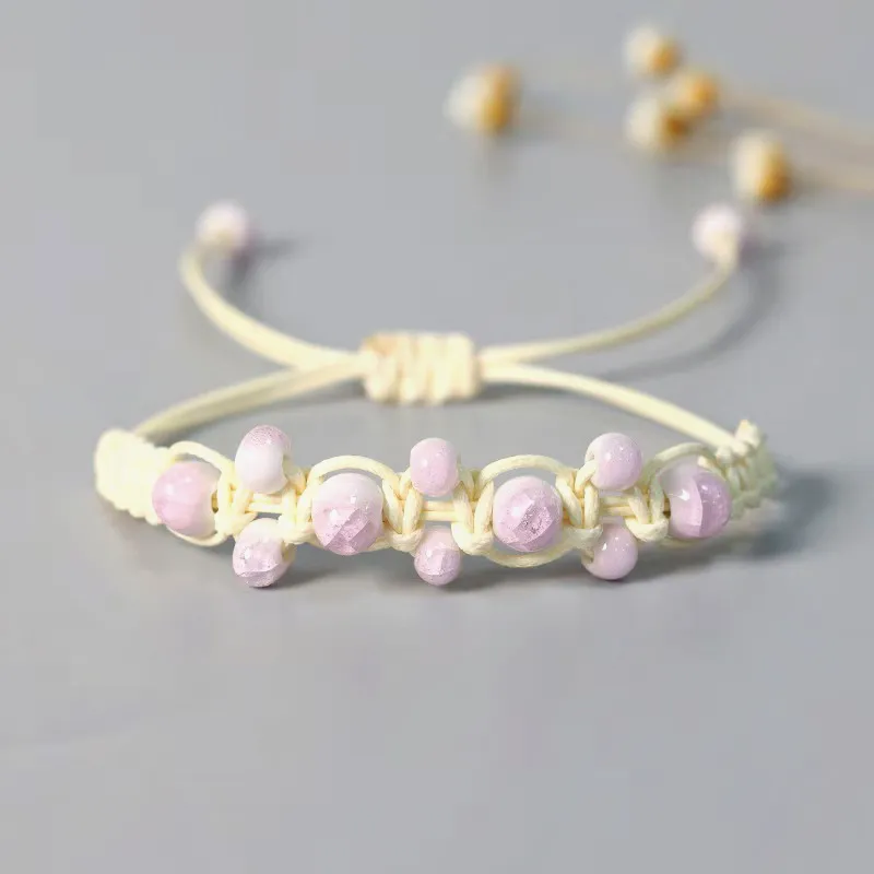 Listen To The Flowers Bloom Rope Bracelets Women's-1