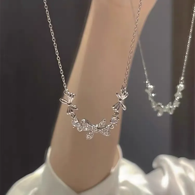 Listen To The Flowers Bloom Alloy Necklaces Women's-3