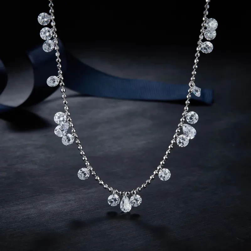 Listen To The Flowers Bloom Alloy Necklaces Women's-3