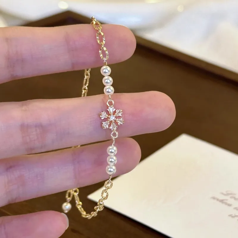 Listen To The Flowers Bloom Alloy Bracelets Women's-4