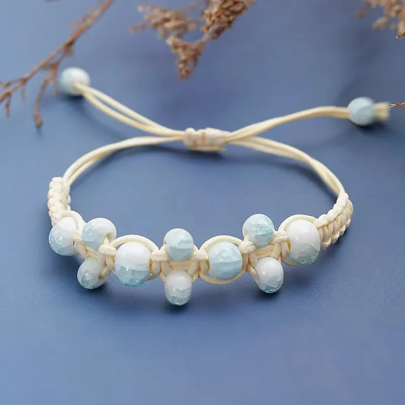 Listen To The Flowers Bloom Rope Bracelets Women's-3