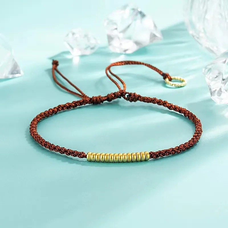 Listen To The Flowers Bloom Rope Bracelets Women's-1