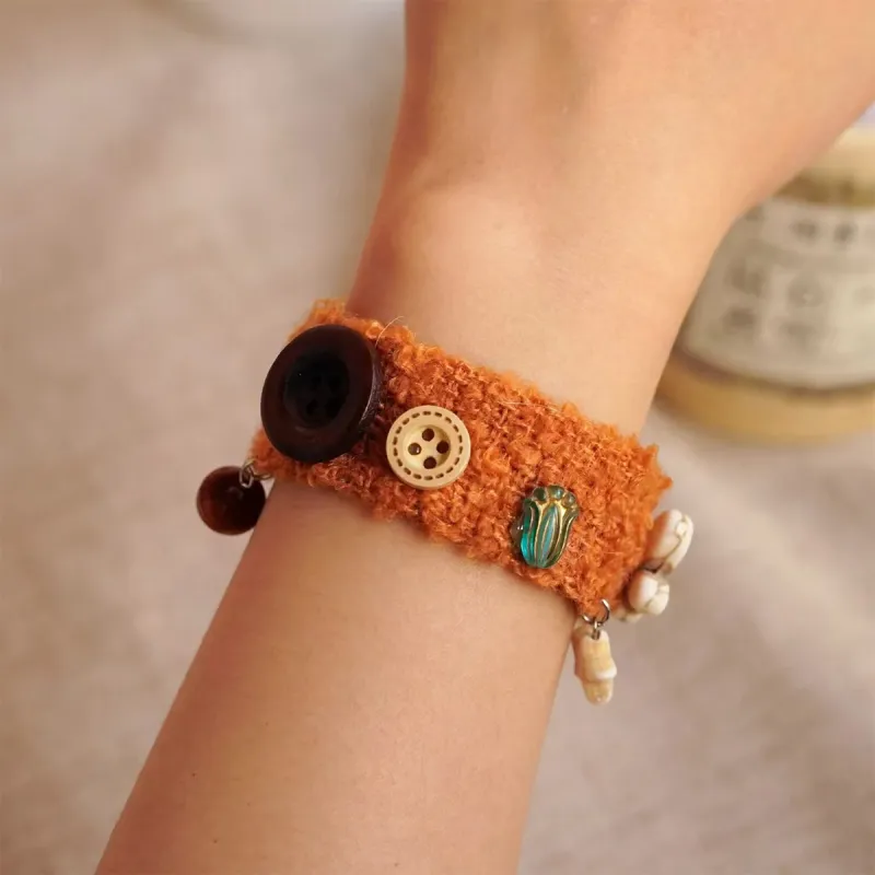 Listen To The Flowers Bloom Lint Bracelets Women's-5