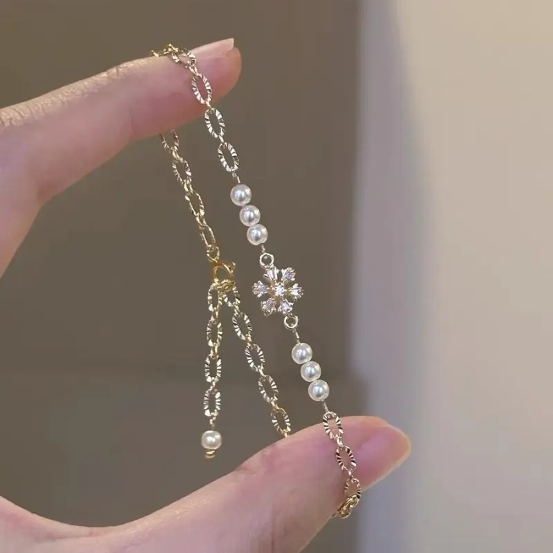 Listen To The Flowers Bloom Alloy Bracelets Women's-3