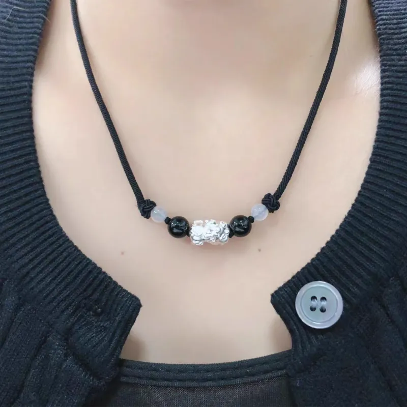 Listen To The Flowers Bloom Rope Necklaces Unisex-7