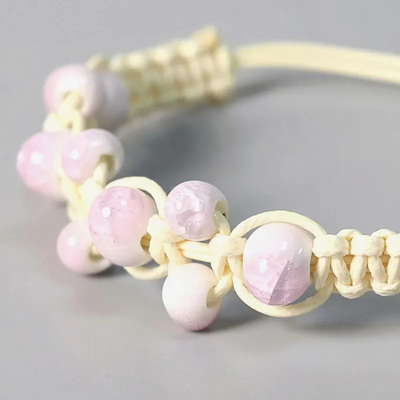 Listen To The Flowers Bloom Rope Bracelets Women's-4