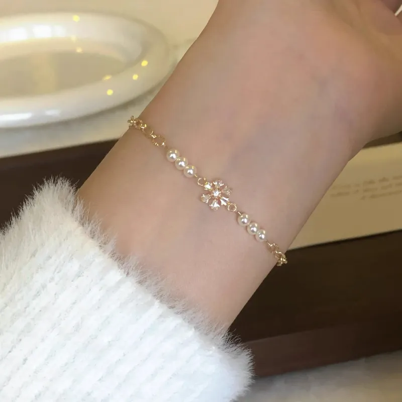 Listen To The Flowers Bloom Alloy Bracelets Women's-5