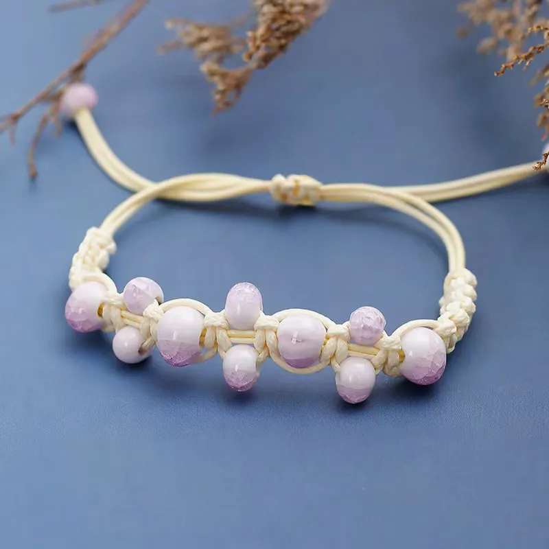 Listen To The Flowers Bloom Rope Bracelets Women's-3
