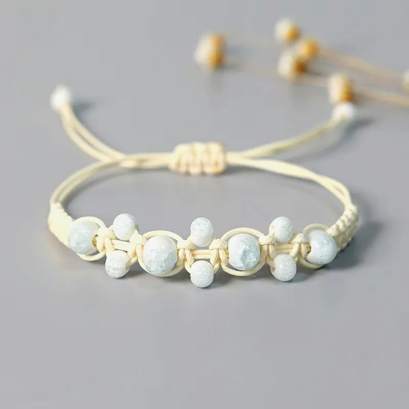 Listen To The Flowers Bloom Rope Bracelets Women's-4
