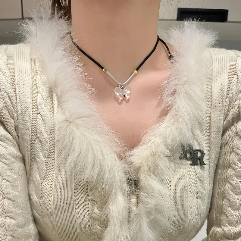Listen To The Flowers Bloom Agate Necklaces Women's-1