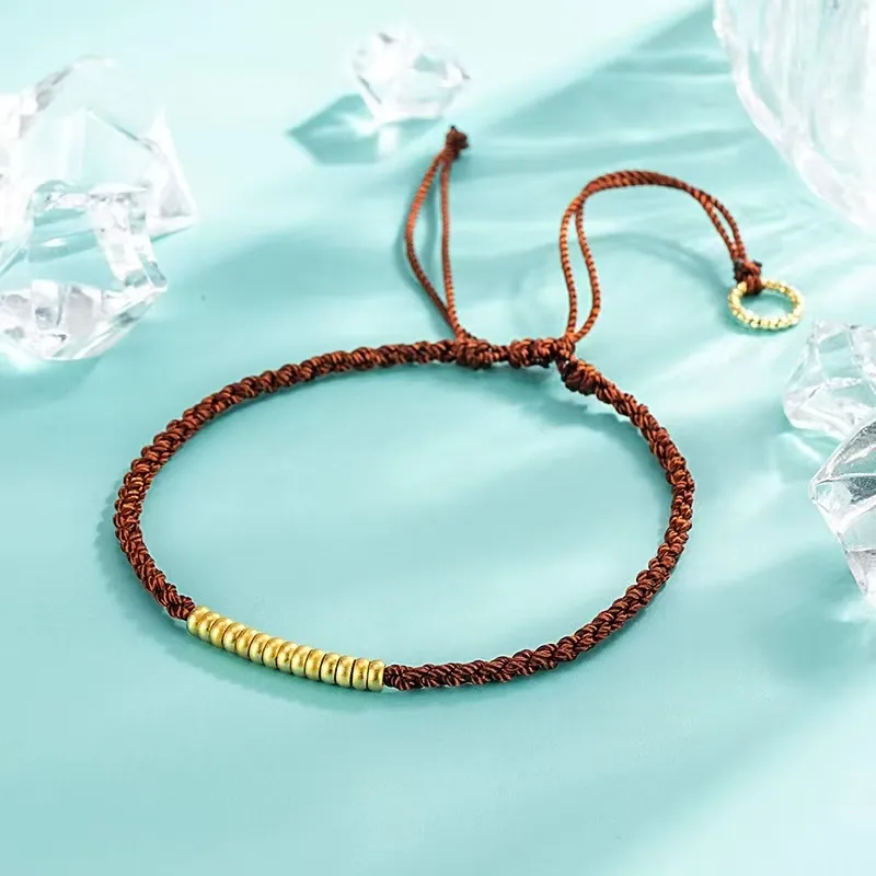 Listen To The Flowers Bloom Rope Bracelets Women's-5