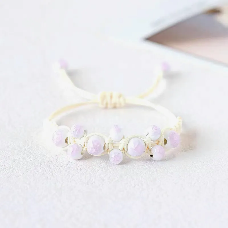 Listen To The Flowers Bloom Rope Bracelets Women's-2
