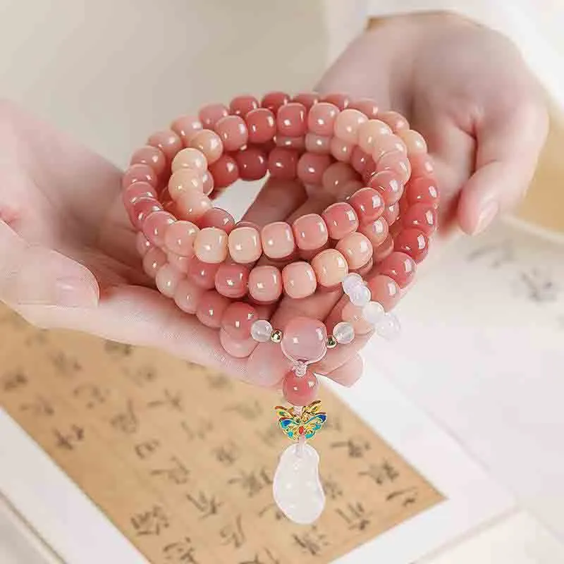 Listen To The Flowers Bloom Bodhi Root Bracelets Women's-1